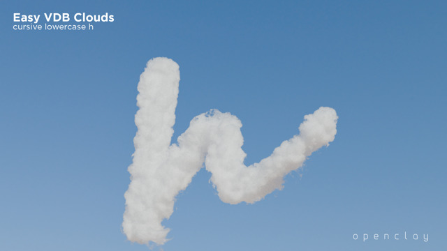 Cursive Lowercase H